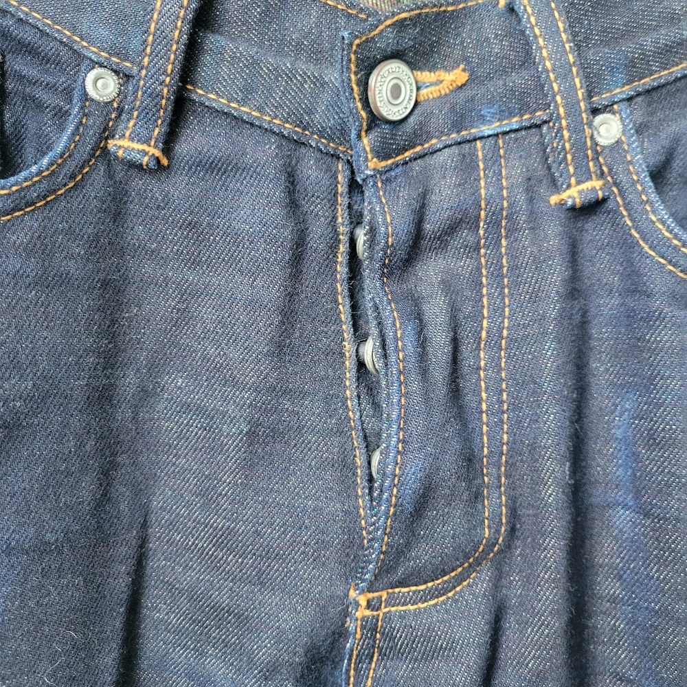 Gustin Slim #541 Rainbow Selvedge Indigo Denim Jeans‎ 31 - Picture 9 of 16